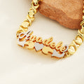 Custom Name Bracelet - Stylish Heart Design