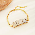 Custom Letter Bracelet - Personalized Name Design
