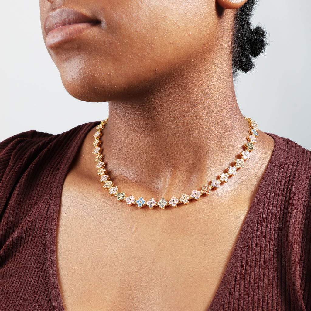 Blossom Tourmaline Gemstone Bracelet